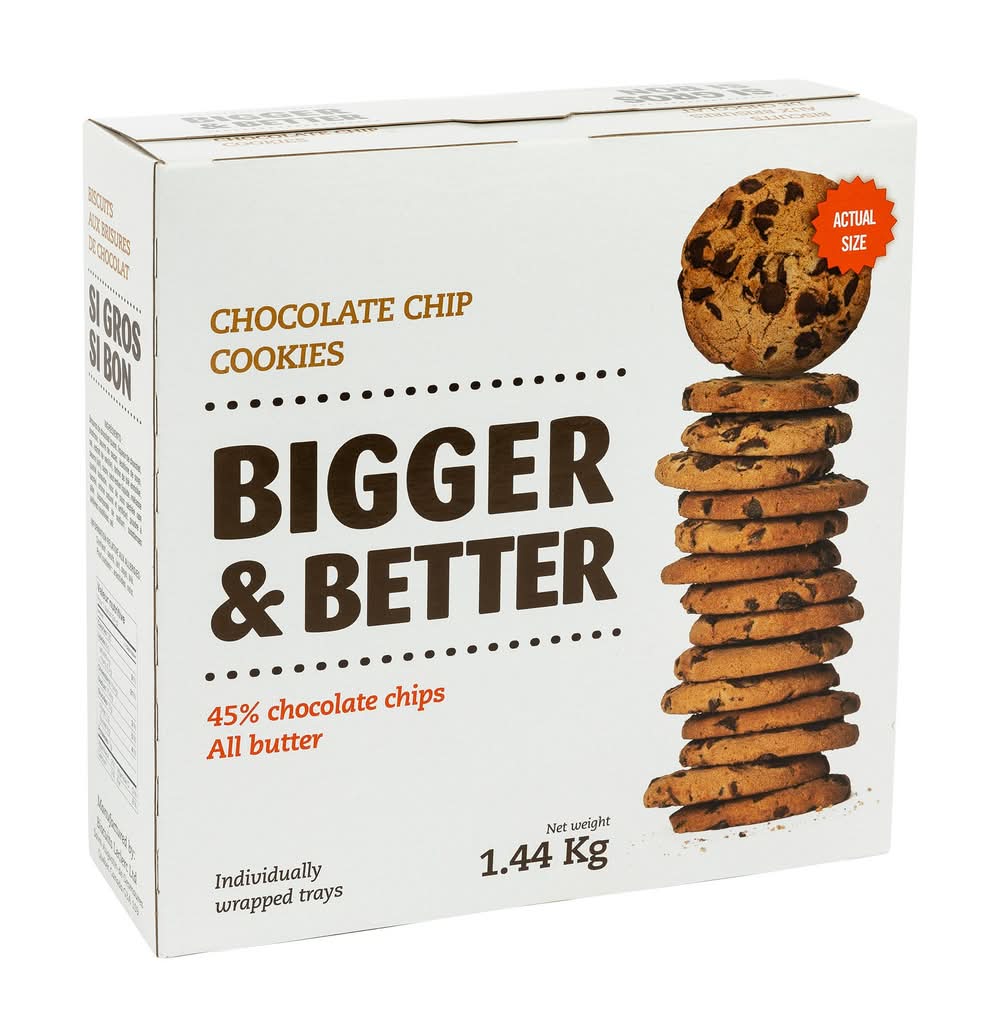 Si Gros Si Bon - Biscuits Aux Brisures De Chocolat, 1,44 Kg / Bigger And Better Chocolate Chip Cookies, 1.44 Kg