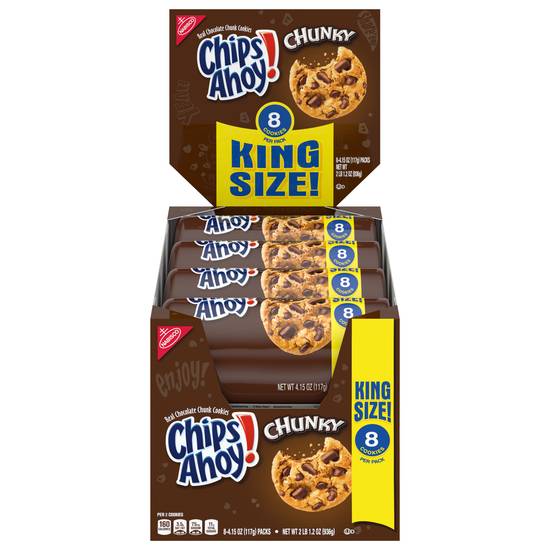 Chips Ahoy! King Size Chunky Cookies (8 ct)