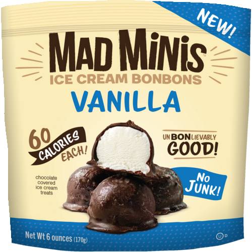Mad Minis Ice Cream Bonbons (vanilla, chocolate)