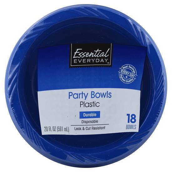 Essential Everyday Plastic Party Bowls