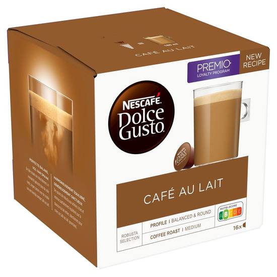 Nescafé Dolce Gusto Café au Lait 16 Capsules