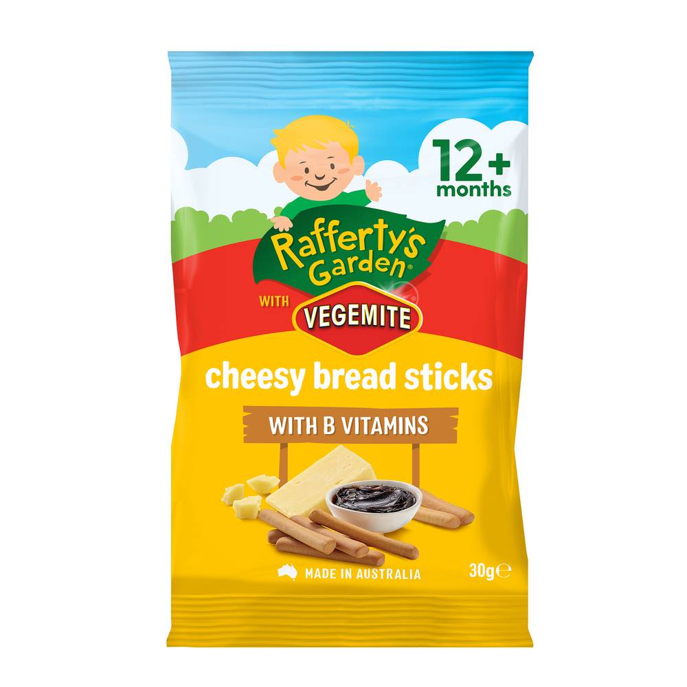 Rafferty's Garden Vegemite Cheesy Bread Sticks 12m+ Delivery Near Me