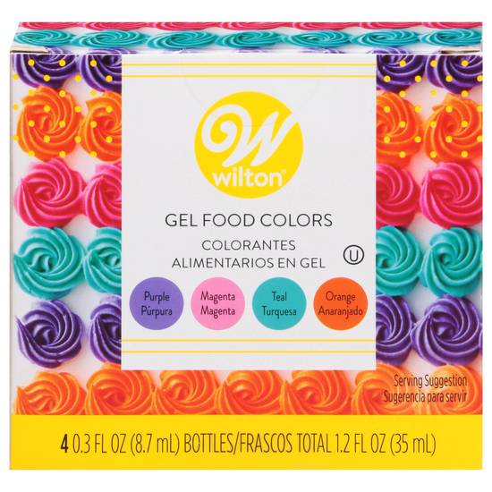 Wilton Gel Food Colors (4 ct)