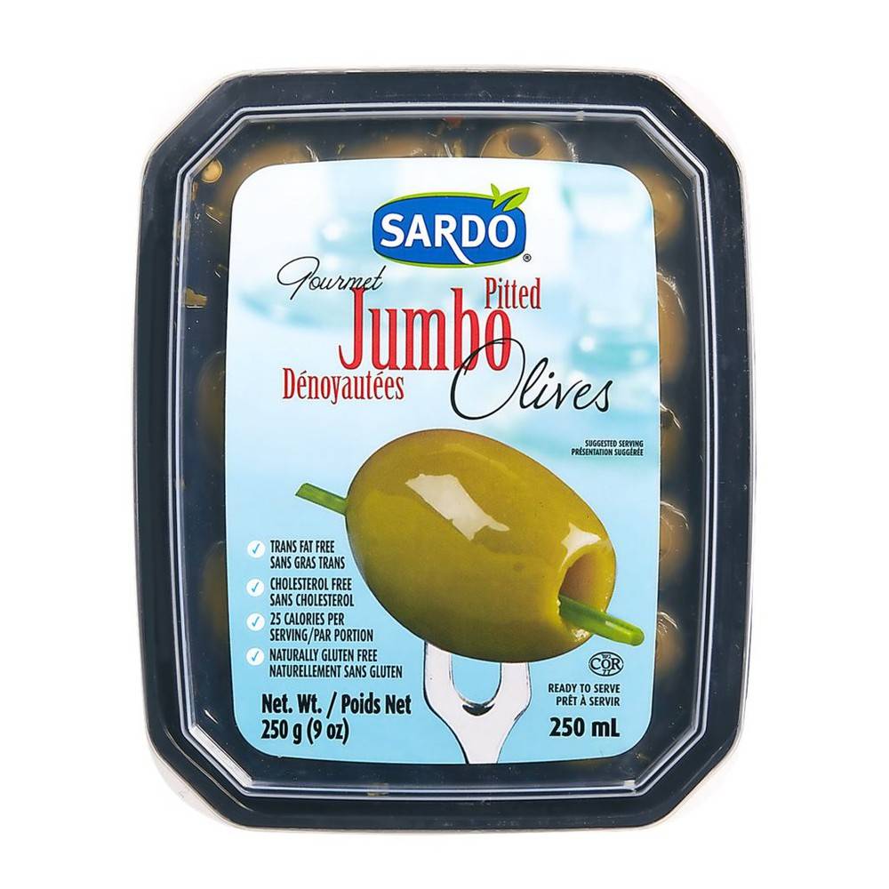 Sardo Jumbo Olives, Pitted (250 g)