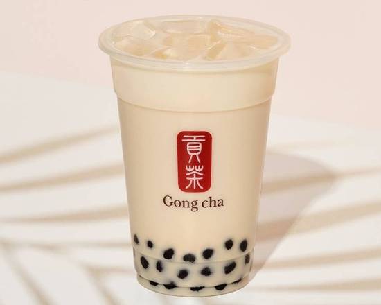 Lychee Green Milk Tea with Pearls