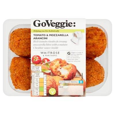 Waitrose & Partners Tomato & Mozzarella Arancini (6 ct)