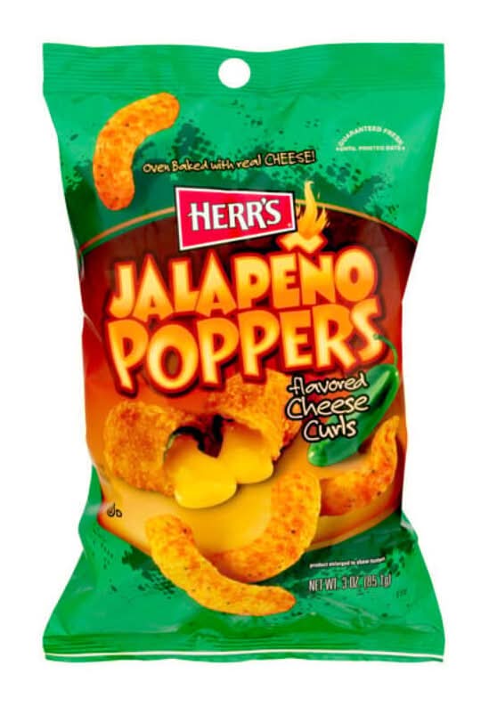 Herr's Jalapeno Poppers Chips 3.5oz