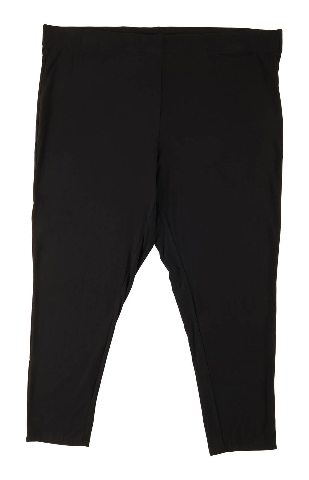 Lily morgan Women's Plus Capri Leggings, Size 3X, Jet Black