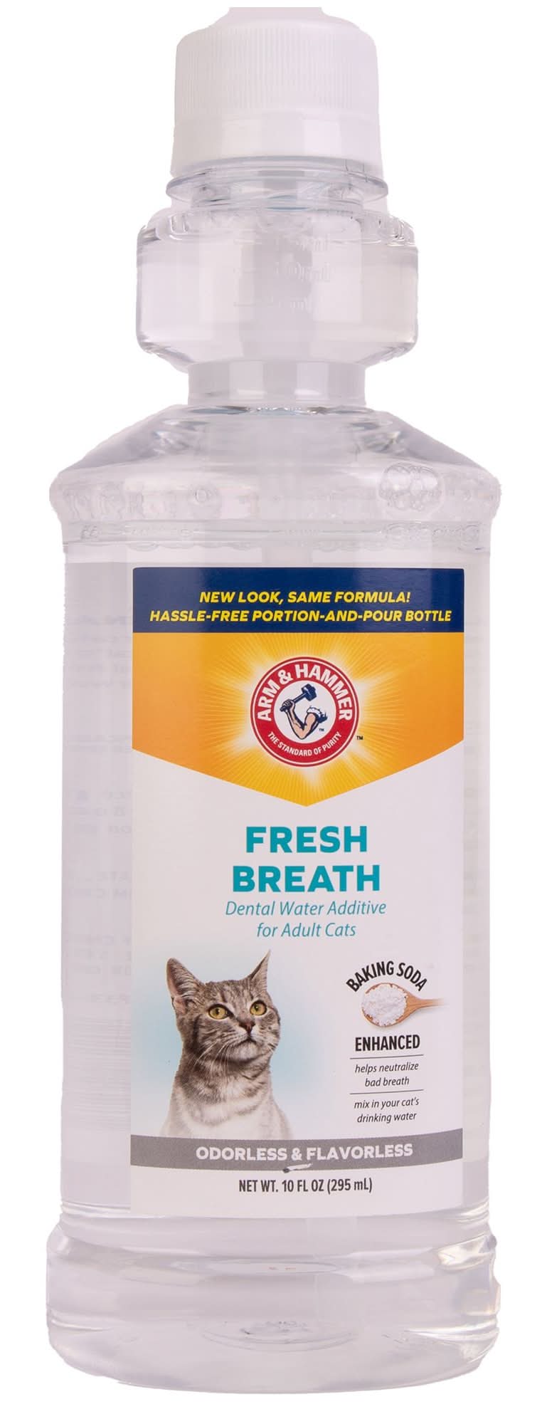 Arm & Hammer Cat Fresh Breath Dental Water Additive, Tartar Control, 10 oz (Size: 10 Oz)