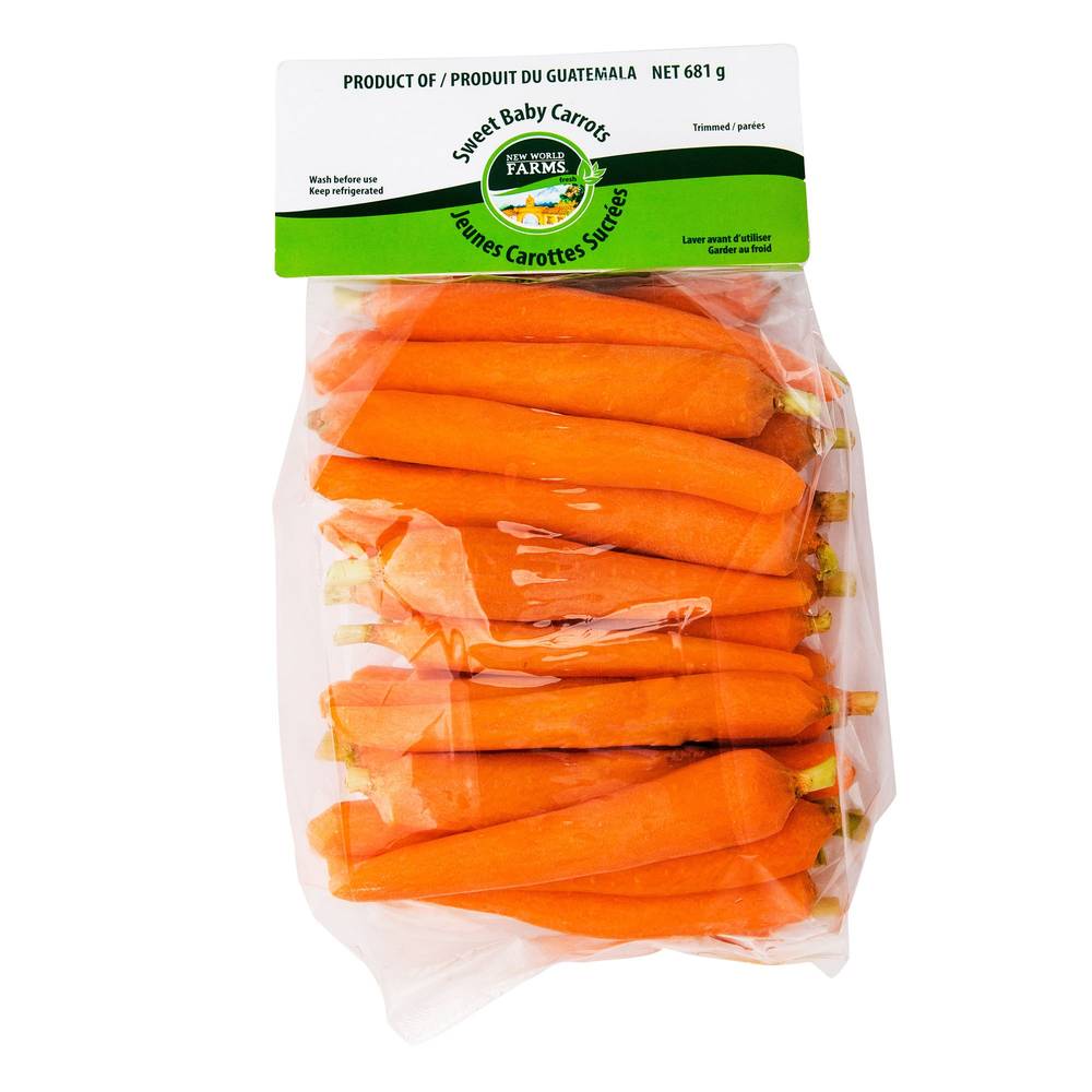 Sweet Baby Carrots 680 G / 1.5 Lb Bag