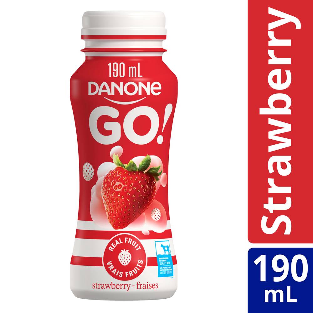 Danone Drinkable Yogurt Strawberry (190 ml)