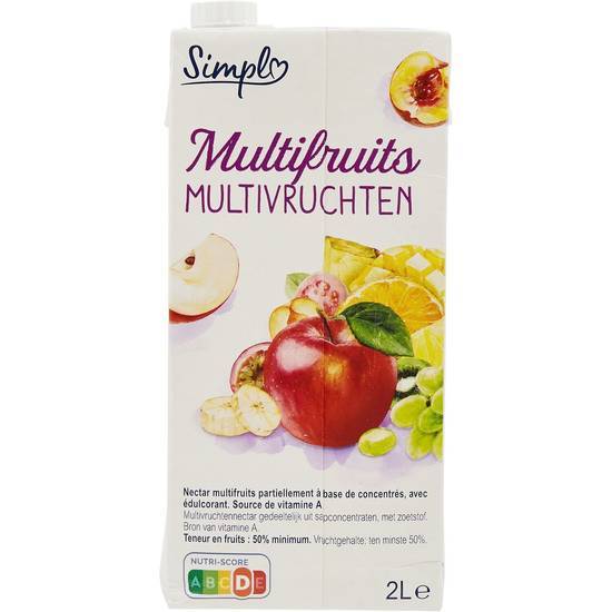 Simpl - Nectar multifruits, assorti (2L)