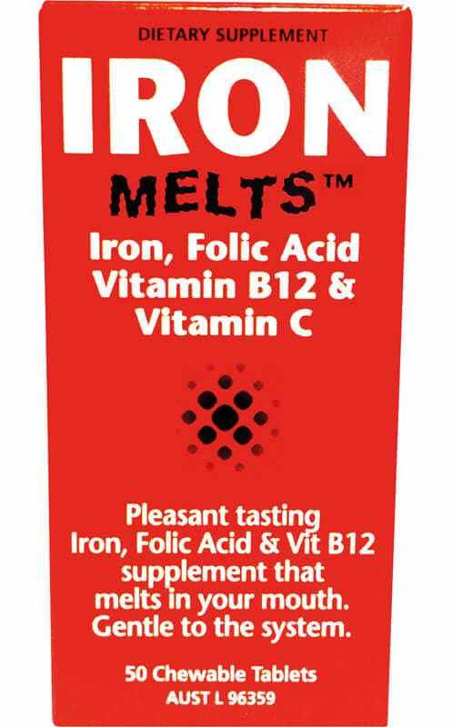 IRON MELTS TABS 50s