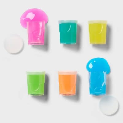 Spritz Party Favor Toys For Kids, Glow in The Dark Putty (6 ct)