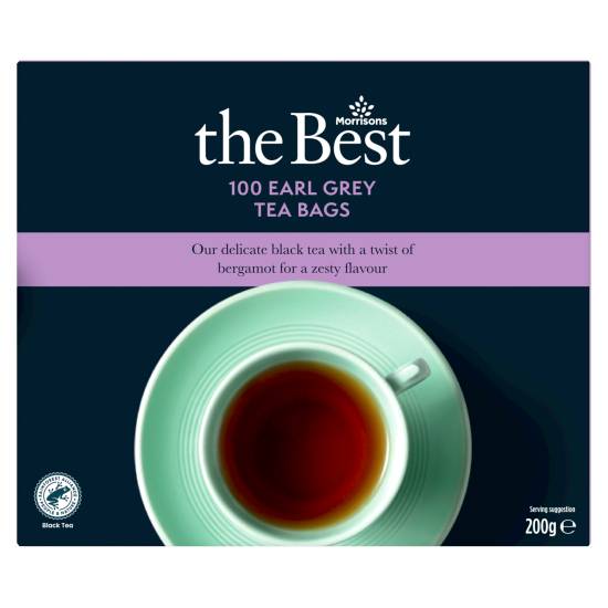 Morrisons the Best Earl Grey Tea Bags (100ct, 200g)