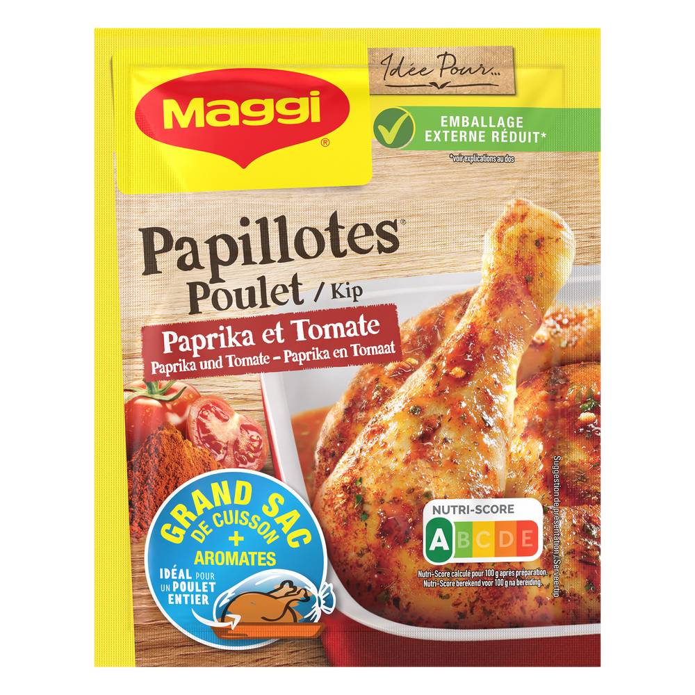 Maggi - Assaisonnement papillotes de poulet paprika