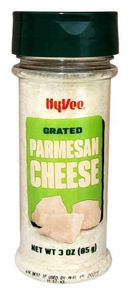 Hy-Vee Grated Parmesan Cheese (3 oz)