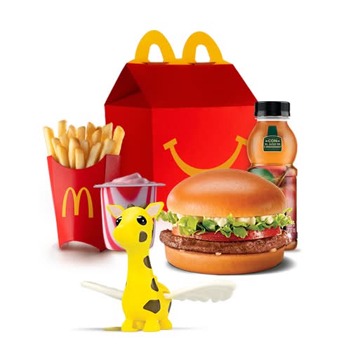 Cajita Feliz Hamburguesa Lechuga Tomate