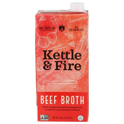 Kettle & Fire Beef Cooking Broth