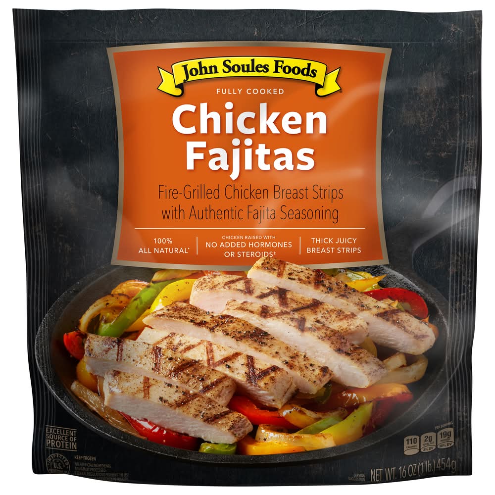 John Soules Foods Fully Cooked Chicken Fajitas (1 lbs)