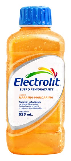 Electrolit · Suero rehidratante, naranja-mandarina (625 ml)