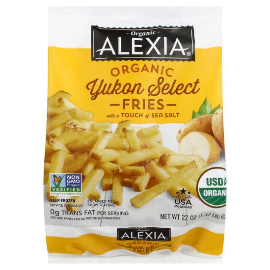 Alexia Organic Yukon Select Fries With a Touch Of Sea Salt