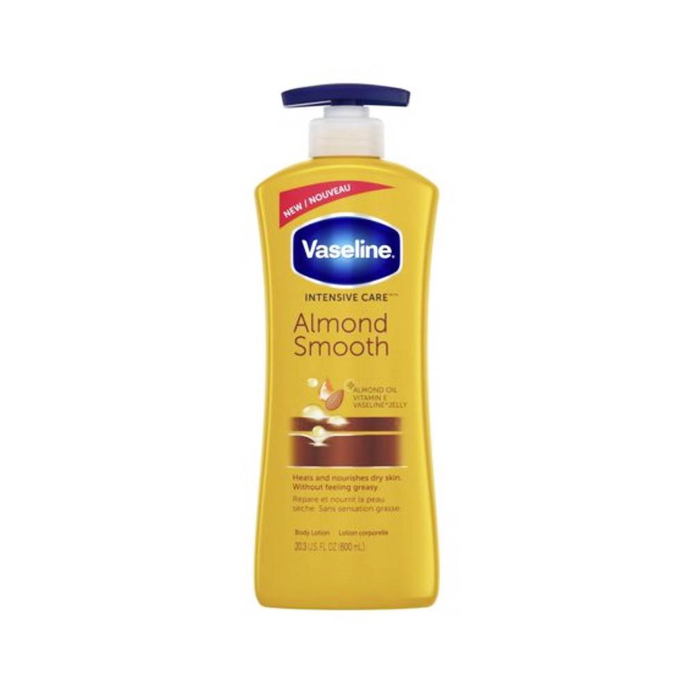 Vaseline Intensive Care Body Lotion Almond Smooth (600 ml)