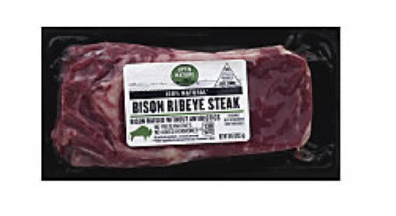 Open Nature Bison Steak Ribeye Boneless (10 oz)