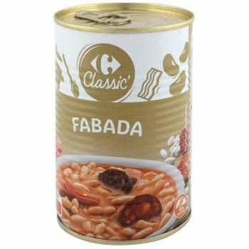 Fabada asturiana Carrefour sin gluten 440 g.