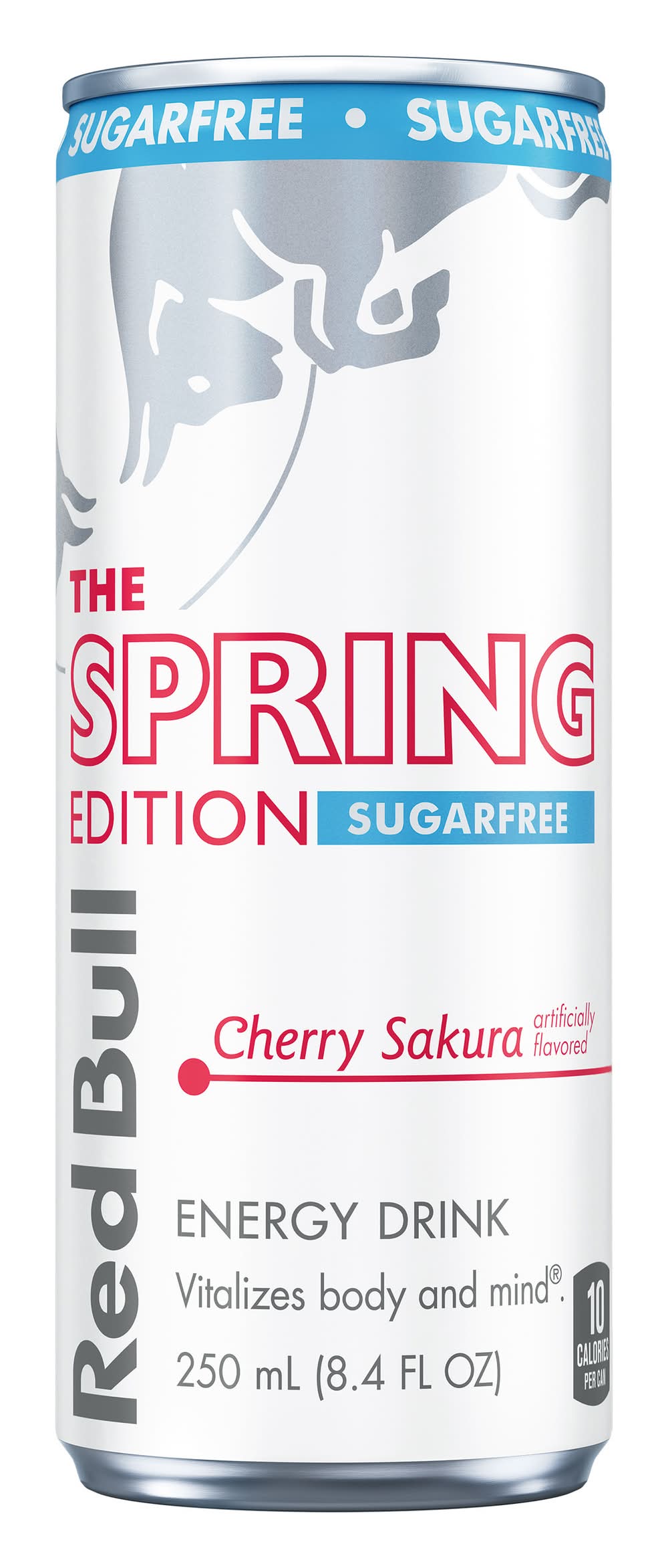 Red Bull Spring Edition Sugarfree Energy Drink, Cherry Sakura (8.4 fl oz)