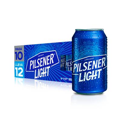 PILSENER LIGHT 355 CC twelve pack