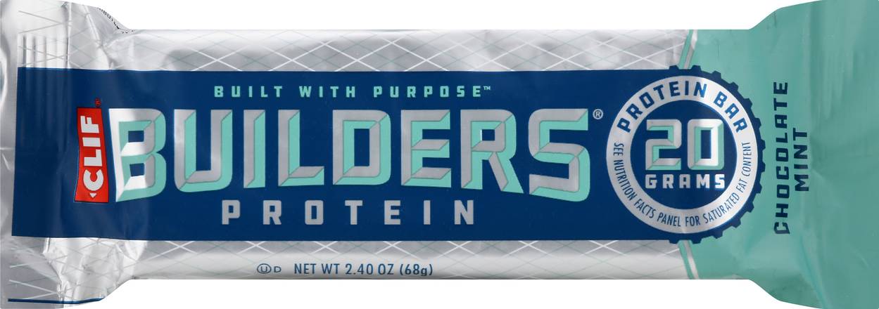 Clif Builders Chocolate Mint Flavor Protein Bar