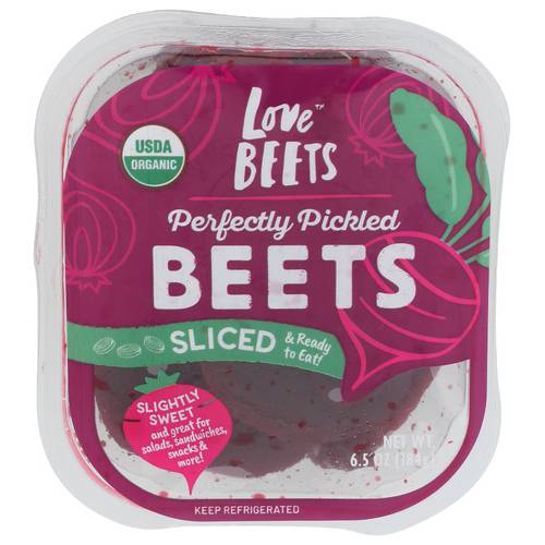 Love Beets Organic Sliced Perfectly Pickled Beets