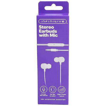 Infinitive Stereo Earbuds With Mic