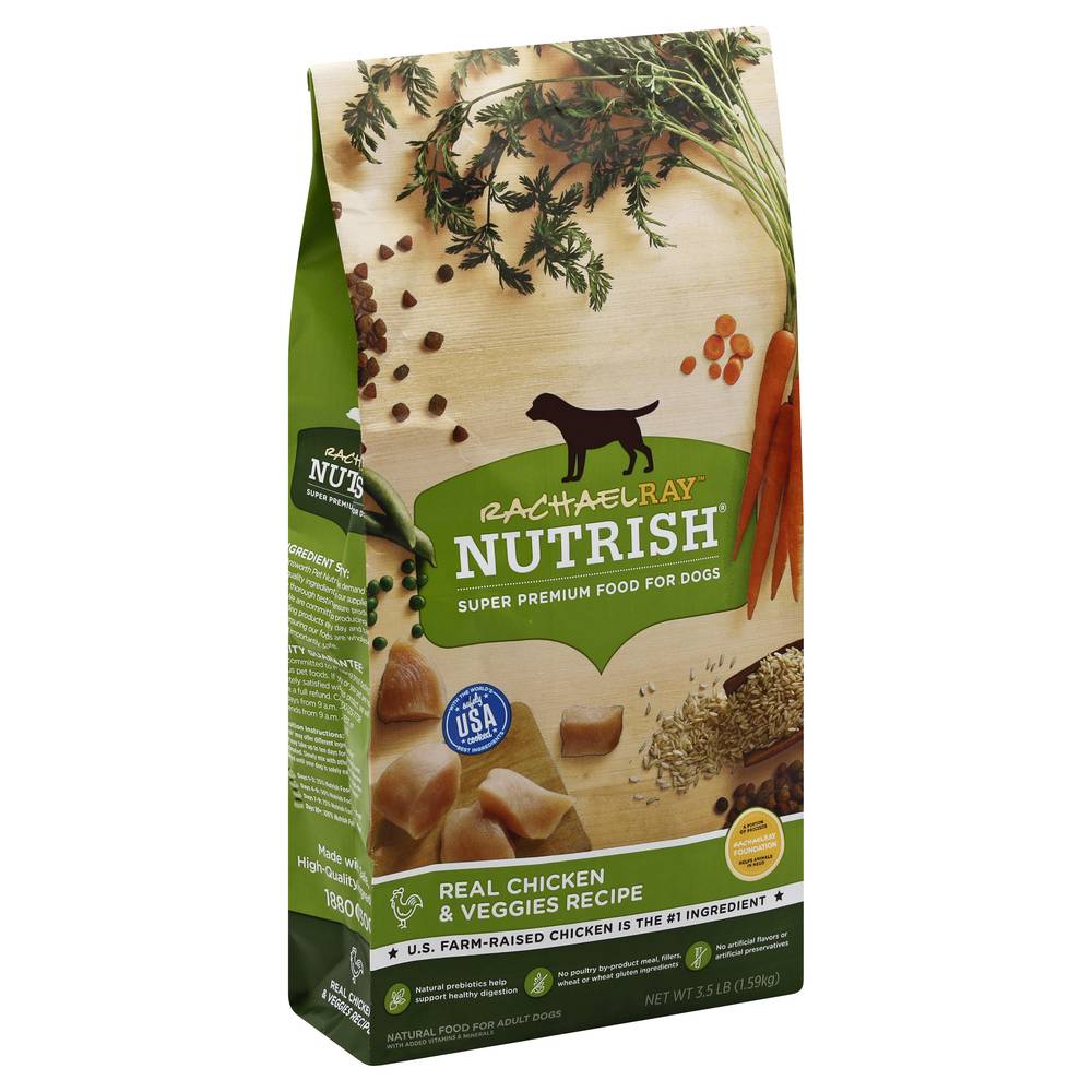 Nutrish Real Chicken & Veggies Recipe Dog Food (3.5 lbs)