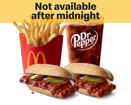 2 McRib® Meal