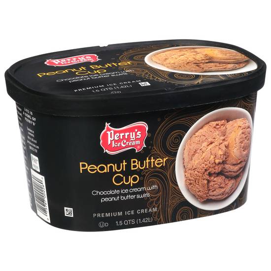 Perry's Ice Cream Premium Chocolate Ice Cream (peanut butter)