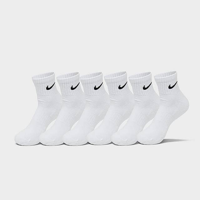 Nike Everyday Cushioned Training Ankle Socks (large/white) (6 ct)