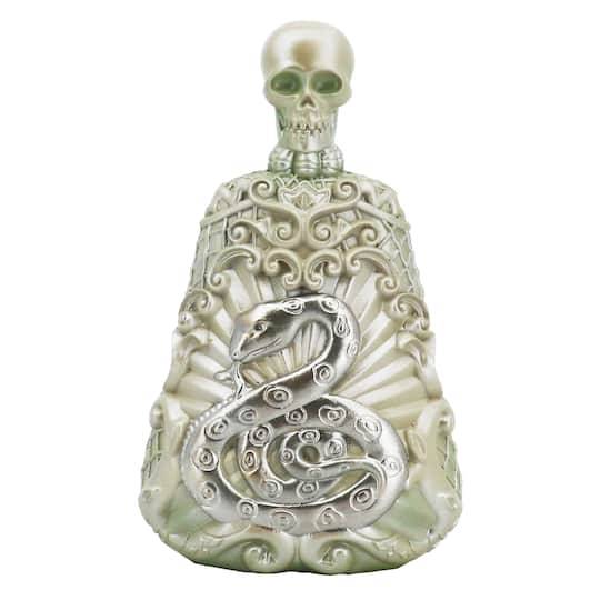 7" Skull Poison Bottle Tabletop Decor By Ashland