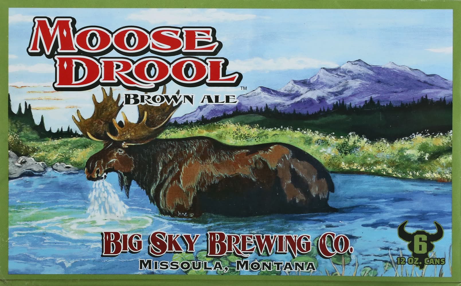 Big Sky Brewing Co. Moose Drool Domestic Brown Ale Beer (6 x 12.53 oz)