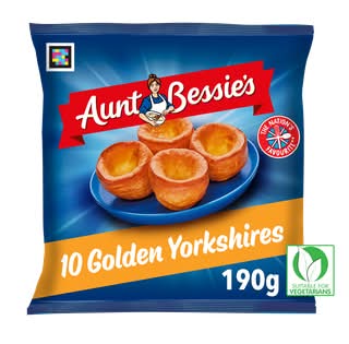 Aunt Bessie's Glorious Yorkshires Puddings (golden) (10 pack)