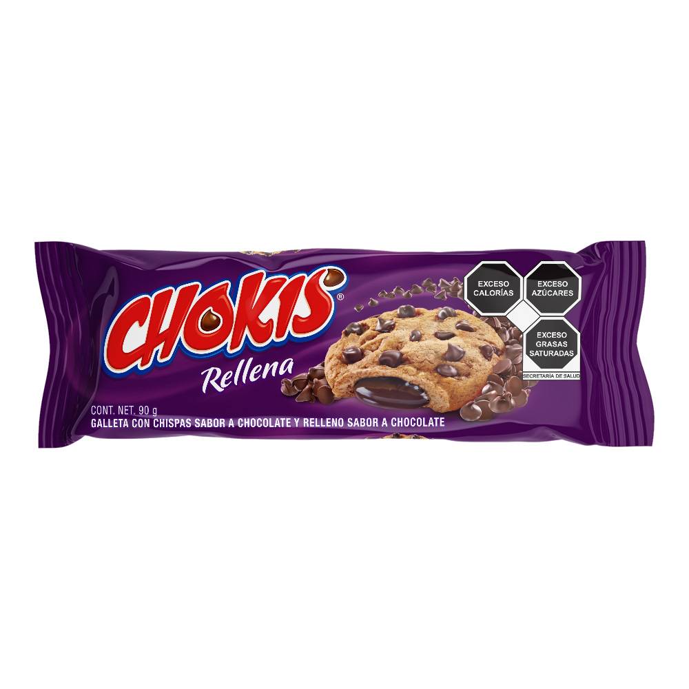 Chokis galletas rellenas chocomax (paquete 90 g)