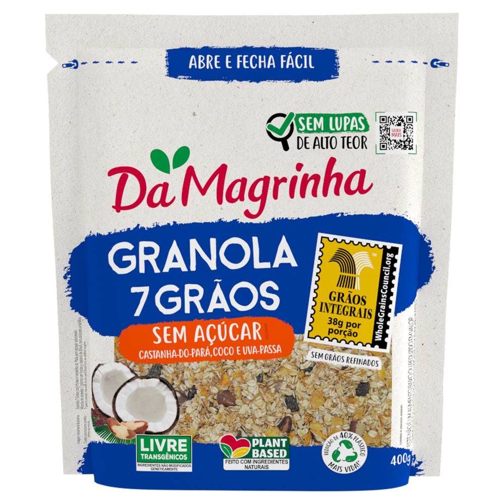 Da magrinha granola 7 grãos sem açúcar (400 g)