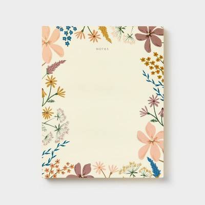 Floral Frame Notepad - Threshold™