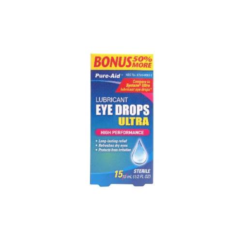 Pure-Aid High Performance Ultra Lubricant Eye Drops (0.5 fl oz)