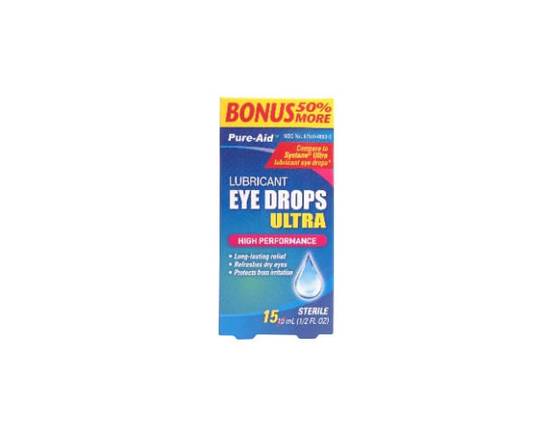 Pure-Aid · High Performance Ultra Lubricant Eye Drops (0.5 fl oz)