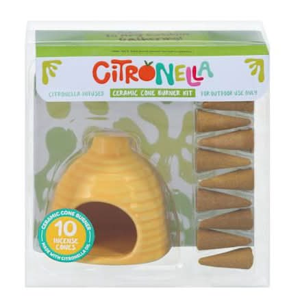 Citronella Ceramic Cone Burner Kit Bee