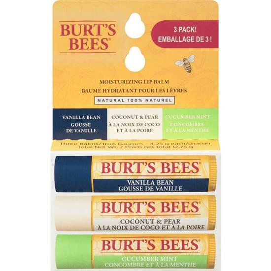 Burt's Bees Lip Balm, Assorted (4.25 g)