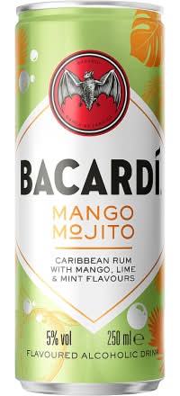 Bacardí Mango Mojito Flavoured Alcoholic Drink (250ml)