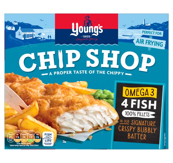 Young's Chip Shop Omega Fish Fillets (400g)